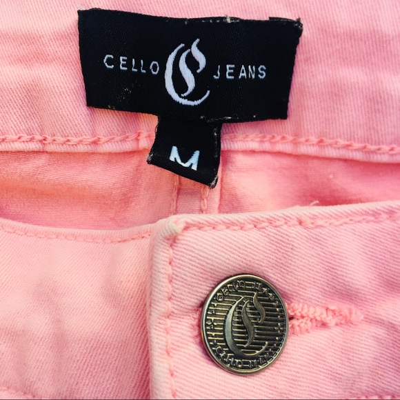 Cello Pink Cut off Jean shorts. - Picture 3 of 3